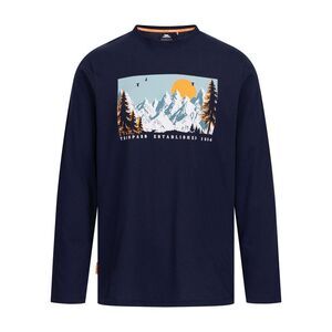 Trespass Mens Edwardo Long-Sleeved T-Shirt / Navy